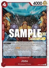 Jozu (Judge) - One Piece Promotion Cards - One Piece Card Game card