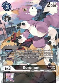 Dorumon - P-070 (Official Tournament Pack Vol.10) - Digimon Promotion Cards - Digimon Card Game card