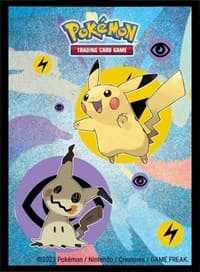 Pikachu & Mimikyu Standard Deck Protector Sleeves for Pokemon (65-Pack) - Ultra Pro Card Sleeves - Card Sleeves card