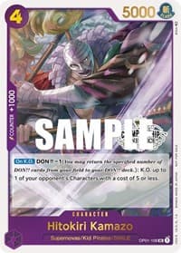 Hitokiri Kamazo (Store Championship 2023 Participation Pack Vol.1) - One Piece Promotion Cards - One Piece Card Game card