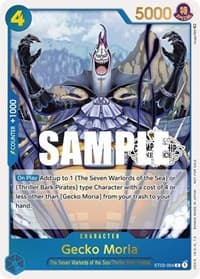 Gecko Moria (Store Championship 2023 Participation Pack Vol.1) - One Piece Promotion Cards - One Piece Card Game card