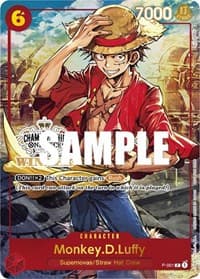 Monkey.D.Luffy (Store Championship Trophy Card) - One Piece Promotion Cards - One Piece Card Game card