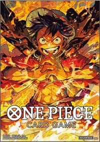 One Piece Card Game Official Sleeves - Monkey.D.Luffy (Store Championship Participation) (10-Pack) - Bandai Card Sleeves - Card Sleeves card