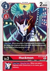 Huckmon - Versus Royal Knights - Digimon Card Game card