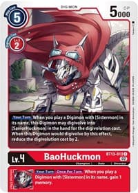 BaoHuckmon - Versus Royal Knights - Digimon Card Game card