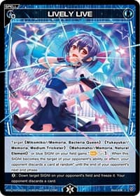 LIVELY LIVE - Conflated Diva - WIXOSS card