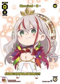 Carnival - 0 - (July 2023) (Winner) - Promo Cards - WIXOSS card