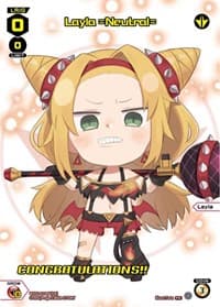 Layla =Neutral= (July 2023) (Winner) - Promo Cards - WIXOSS card