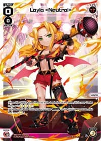 Layla =Neutral= (Parallel Foil) - Conflated Diva - WIXOSS card