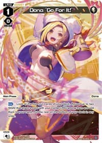 Dona "Go For It!" (Parallel Foil) - Conflated Diva - WIXOSS card