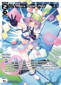 Aya's Tatami Flip! (Parallel Foil) - Conflated Diva - WIXOSS card