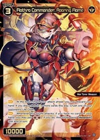 Flathro Commander, Roaring Flame (SRP) - Conflated Diva - WIXOSS card