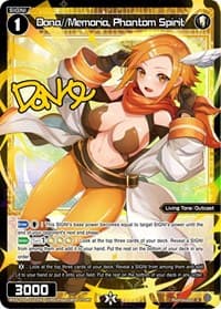 Dona//Memoria, Phantom Spirit (Parallel Foil) - Conflated Diva - WIXOSS card