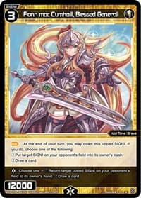 Fionn mac Cumhaill, Blessed General - Conflated Diva - WIXOSS card