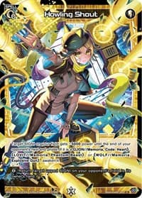 Howling Shout (Parallel Foil) - Conflated Diva - WIXOSS card