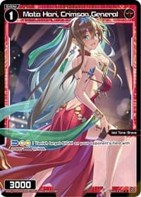 Mata Hari, Crimson General (Parallel Foil) - Conflated Diva - WIXOSS card