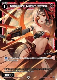Samidare, Lightly Armed (Parallel Foil) - Conflated Diva - WIXOSS card