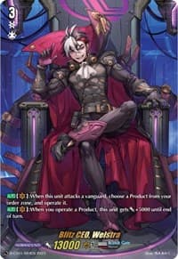 Blitz CEO, Welstra - D-CS01: Deluxe Collector's Set 01: Vanguard Deluxe - Cardfight Vanguard card