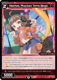 Meerkat, Phantom Terra Beast - Conflated Diva - WIXOSS card