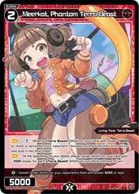 Meerkat, Phantom Terra Beast (Parallel Foil) - Conflated Diva - WIXOSS card