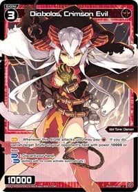 Diabolos, Crimson Evil (Parallel Foil) - Conflated Diva - WIXOSS card