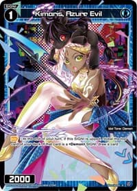 Kimaris, Azure Evil (Parallel Foil) - Conflated Diva - WIXOSS card