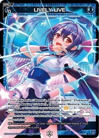 LIVELY LIVE (Parallel Foil) - Conflated Diva - WIXOSS card