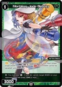 Marbling, Jade Beauty (Parallel Foil) - Conflated Diva - WIXOSS card