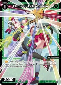 Fleming, Jade Wisdom (Parallel Foil) - Conflated Diva - WIXOSS card