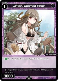 Gefjon, Doomed Angel - Conflated Diva - WIXOSS card