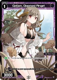 Gefjon, Doomed Angel (Parallel Foil) - Conflated Diva - WIXOSS card