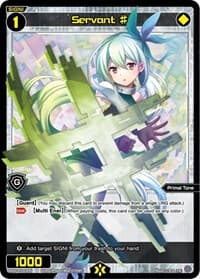 Servant # (192) (Box Topper) - Promo Cards - WIXOSS card