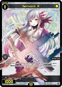 Servant # (194) (Box Topper) - Promo Cards - WIXOSS card