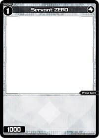 Servant ZERO (Parallel Foil) - Conflated Diva - WIXOSS card