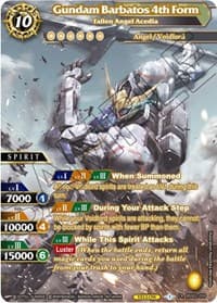 Gundam Barbatos 4th Form - Fallen Angel Acedia - False Gods - Battle Spirits Saga card