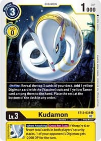 Kudamon - Versus Royal Knights - Digimon Card Game card
