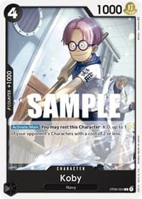 Koby - ST-08: Starter Deck 8 Monkey.D.Luffy - One Piece Card Game card