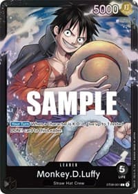 Monkey.D.Luffy (001) - ST-08: Starter Deck 8 Monkey.D.Luffy - One Piece Card Game card