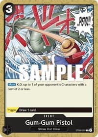 Gum-Gum Pistol - ST-08: Starter Deck 8 Monkey.D.Luffy - One Piece Card Game card