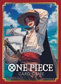 One Piece Card Game Official Sleeves - Shanks (10-Pack) - Bandai Card Sleeves - Card Sleeves card