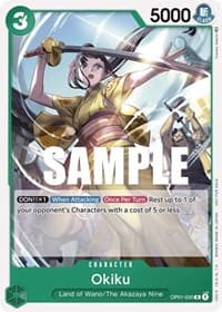 Okiku (Tournament Pack Vol. 4) - One Piece Promotion Cards - One Piece Card Game card