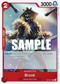 Brook (Tournament Pack Vol. 4) - One Piece Promotion Cards - One Piece Card Game card