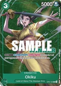 Okiku (Winner Pack Vol. 4) - One Piece Promotion Cards - One Piece Card Game card