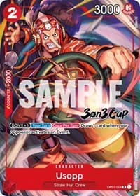 Usopp (3-on-3 Cup) [Participant] - One Piece Promotion Cards - One Piece Card Game card