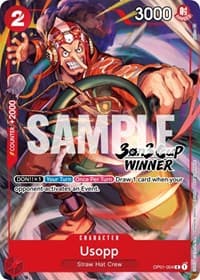 Usopp (3-on-3 Cup) [Winner] - One Piece Promotion Cards - One Piece Card Game card