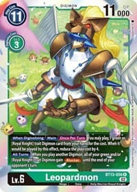 Leopardmon - Versus Royal Knights - Digimon Card Game card