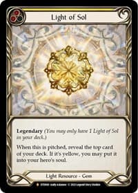 Light of Sol - Dusk till Dawn - Flesh and Blood TCG card