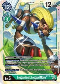 Leopardmon: Leopard Mode - Versus Royal Knights - Digimon Card Game card