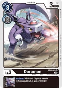 Dorumon - Versus Royal Knights - Digimon Card Game card