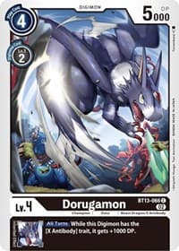 Dorugamon - Versus Royal Knights - Digimon Card Game card